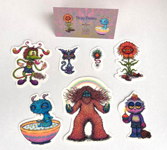 Sticky Friends (Sticker Pack of 7)