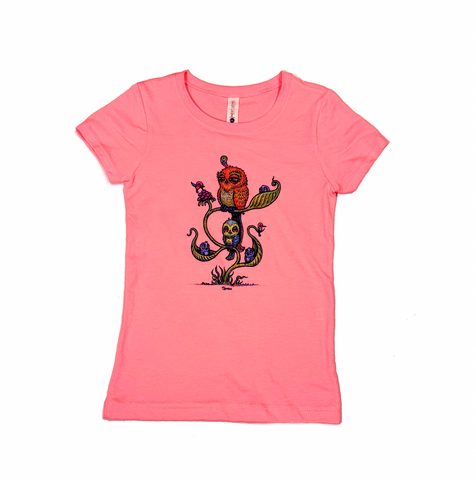 Seven Birds Pink Princess Youth Shirt