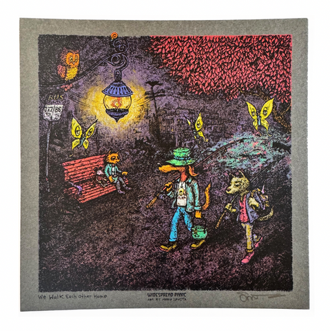 We Walk Each Other Home Mini Print (Widespread Panic - Snake Oil King Single Series)