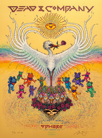 Dead & Company - Sphere Poster 2024 (AP Gold)