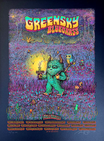 Greensky Bluegrass Fall Tour Poster - Artist Editions